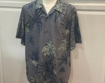 Large Silk Tommy Bahama Hawaiian Aloha Shirt