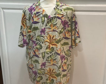 XXL Silk Tommy Bahama Artist Series Hawaiian Aloha Shirt