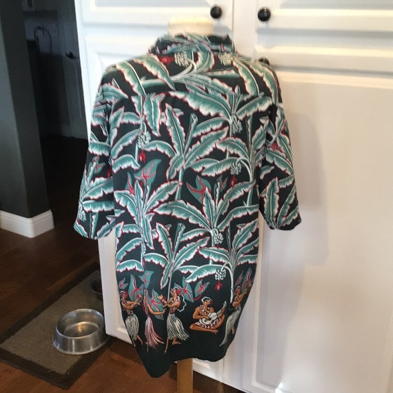 XL Rayon Tommy Bahama Hawaiian Aloha Shirt with H… - image 2