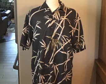 Medium Tommy Bahama Linen  Hawaiian Aloha Shirt
