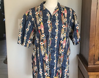 XL  Hawaii Hawaiian Cotton Aloha Shirt