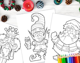 Printable Christmas Coloring Pages / Crafts for Kids / Art for Kids / Family Activities / Holiday Coloring / School Activity Coloring Pages