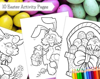 Printable Easter Coloring Pages / Crafts for Kids / Art for Kids / Family Activities / Holiday Coloring / School Activity Coloring Pages