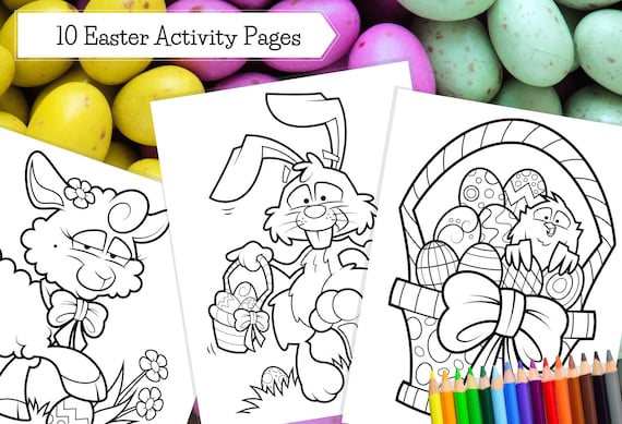Printable Easter Coloring Pages / Crafts for Kids / Art for