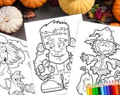 Printable Halloween Coloring Pages / Crafts for Kids / Art for Kids / Family Activities / Holiday Coloring / School Activity Coloring Pages