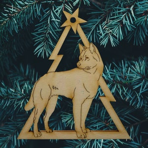 Christmas Dingo: Australian Tree Ornament