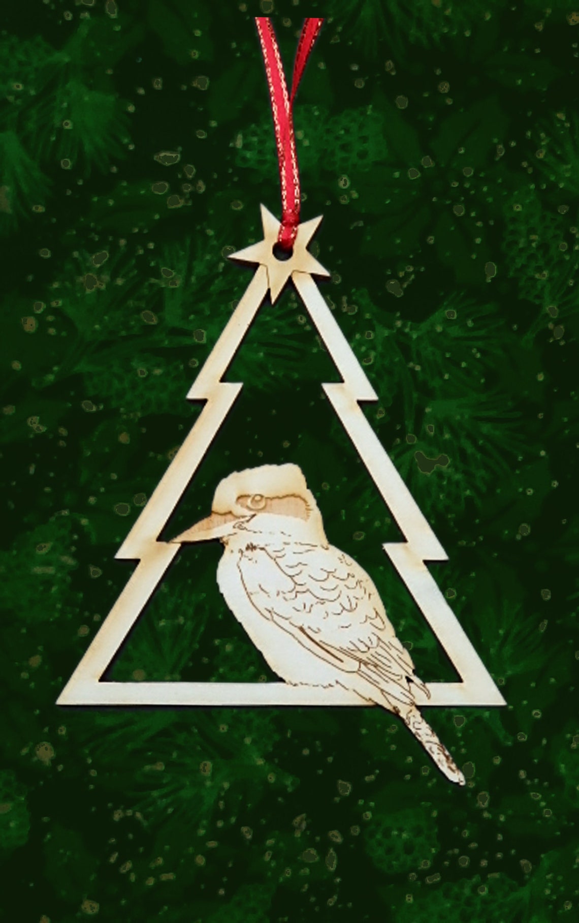 Australian Christmas Tree Ornament Kookaburra Etsy