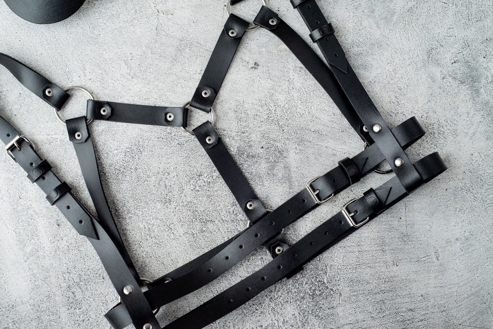 Women Vegan Leather Harness Bdsm-gear for Women Bdsm - Etsy