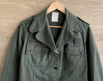 Vintage French Army HBT Cotton Women’s Field Jacket