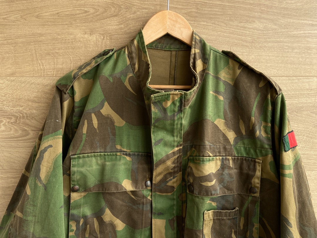 Vintage Camo Jacket Paratrooper Smock Portuguese Army Field Etsy