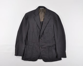 CANALI Kei Wool Blazer Jacket, Sport Coat 52R