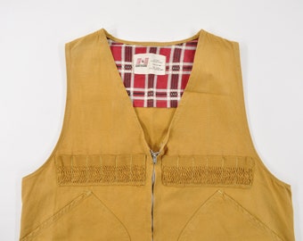 Vintage Canvas Jagdweste, Hawthorne Zip Up Weste