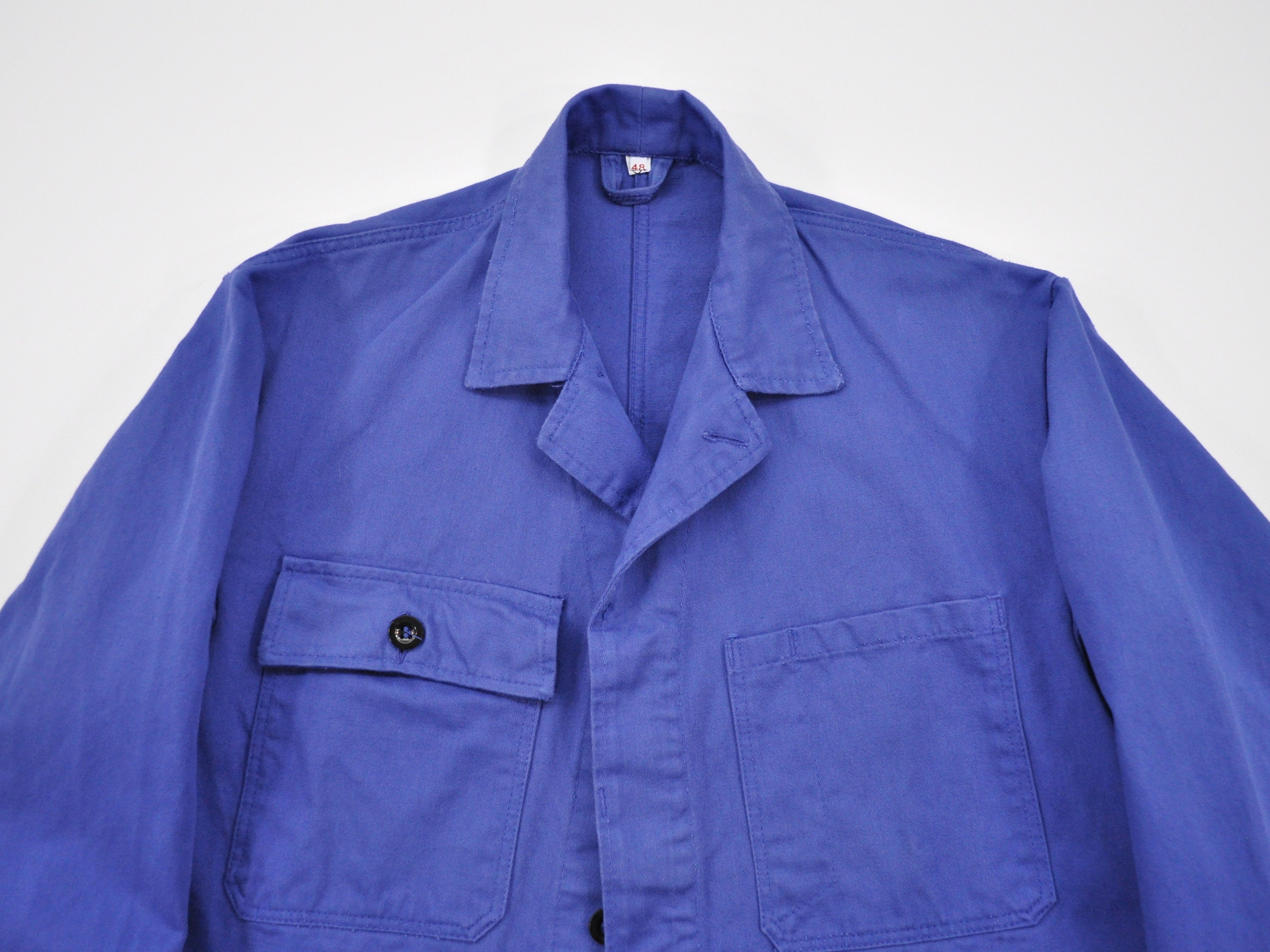 Vintage French Work Chore Jacket / French Worker Jacket / | Etsy
