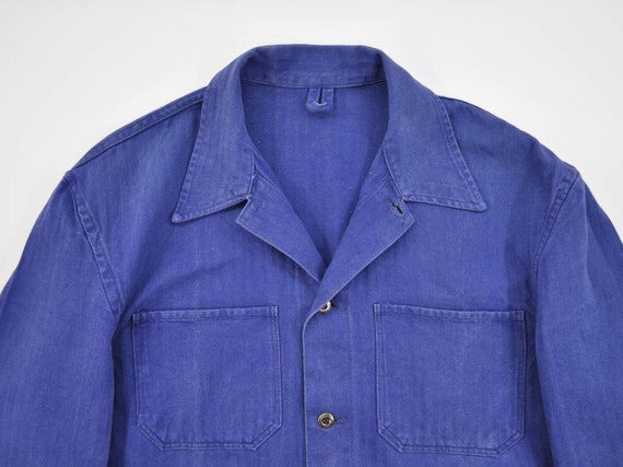 Vintage European HBT Work Jacket, German Workwear