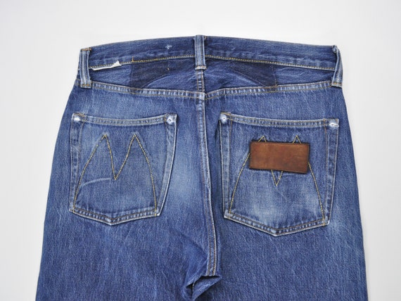 Mister Freedom Jeans Selvedge Denim, Distressed Je