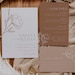 Minimalist Wedding Invitation Template Set, Botanical Floral Wedding Invitation Template Download, Editable Invitation Set Neutral, Hadley