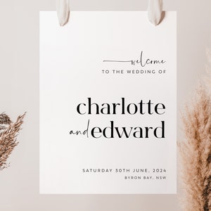 Wedding Invitation Bundle, Minimalist Wedding Invitation Template, Wedding Suite, Printable Wedding Invitation, Editable Modern, Charlotte image 4
