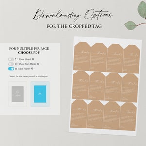 Wedding Favor Tag Template, Minimalist Favour Tag, Printable Favor Tag ...