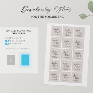 Wedding Favor Tag Template, Minimalist Favour Tag, Printable Favor Tag ...