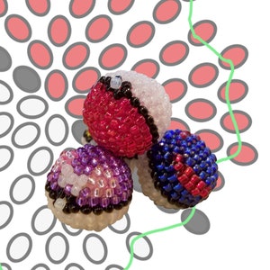 Pokeball Peyote Pattern 2.0