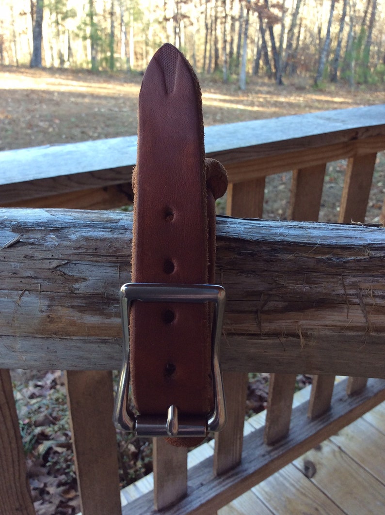 American Made Harness Leather Night Latch - Grab Handle..