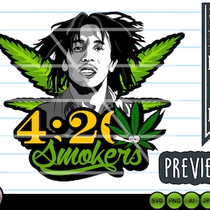 Bob Marley SVG cut files for cricut, instant download, printable vector clip arts Bob Marley shirt print, Bob Marley Png