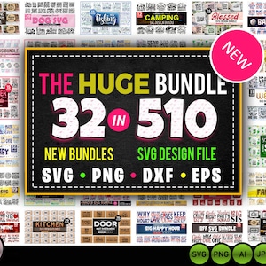 Download 510 The Huge Svg Bundle Pack Lovely Bundle Pack Svg Svg Dxf Etsy PSD Mockup Templates