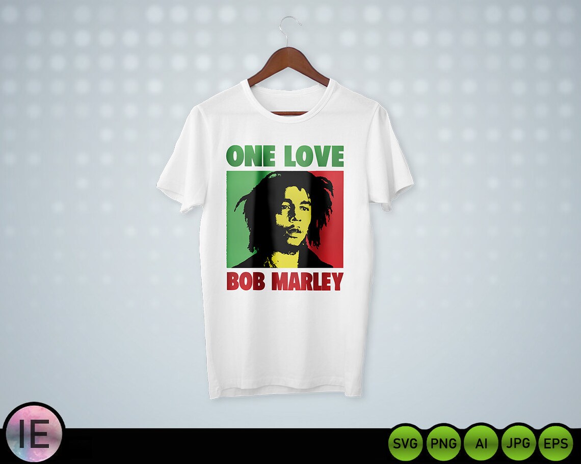 Bob Marley Svg One Love / Bob Marley Svg / One Love Svg | Etsy