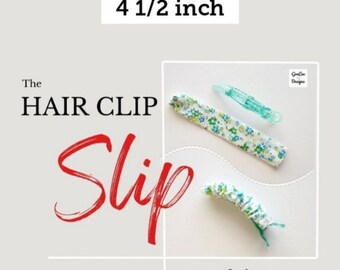 Fabric Hair Clip Slip: Changeable Clip Cover (4 1/2 inch)
