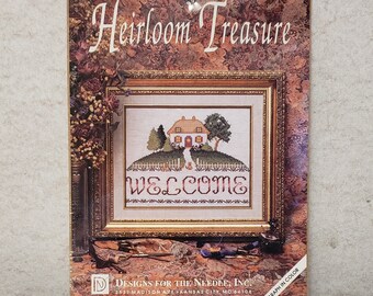 Heirloom Treasure Welcome Kit 5216, Counted Cross Stitch, Sealed