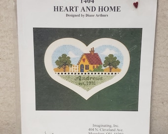 Heart and Home Cross Stitch Kit: Vintage Design by Diane Arthurs