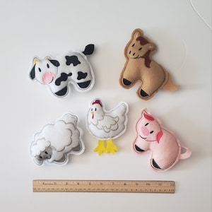 Farm Buddies, Stuffed Toys, Felt Toys, Plushies, Plush Animals