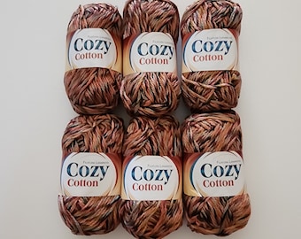 Filatura Lanarota Cozy Cotton Yarn, 100% Mercerized Cotton