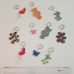 Key Chains, Lace Embroidered Key Chains, Accessories for Keys or Decoration