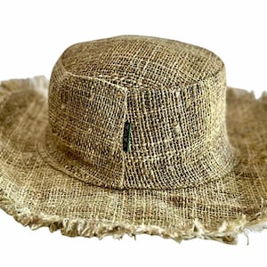 Hemp Wide Brim Sun Hat: Breathable UV Protection Beach Hat