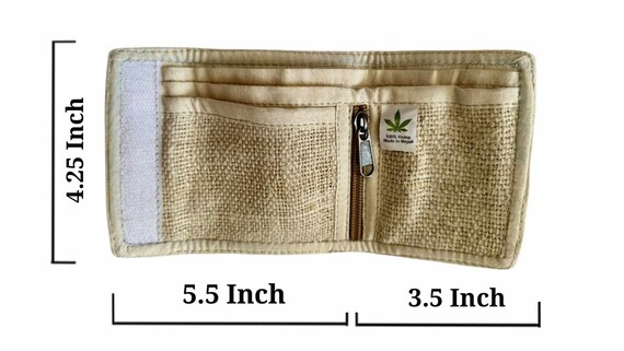 hemp cotton three-fold wallet |フォレストカーキ×オリーブ
