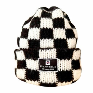 Himalayan extra soft and warm winter hat for men and women. Warm Beanie hat for winter. Checkered color fashion hat for snow and winter.