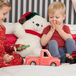 Petite voiture en bois, Jouets préscolaires, Ramassage en bois, Jouets Montessori, Jouets sensoriels, Jouets en bois pour bébé, Cadeaux pour tout-petits, Cadeau souvenir neveu image 1