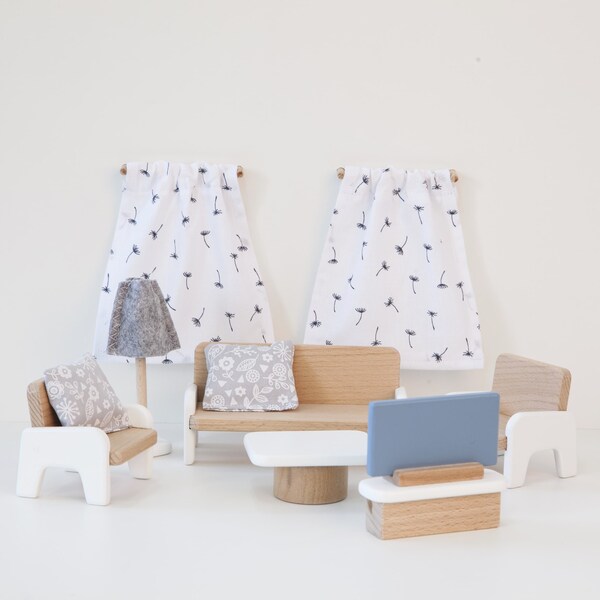 Modern Dollhouse Furniture Etsy