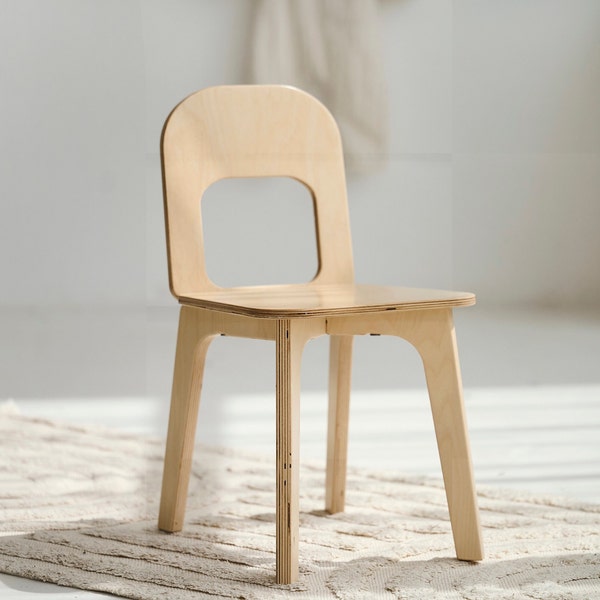 Chaise pour tout-petit, meubles pour enfants, chaise en bois, chaise Timeout, meubles Montessori, chaise d'école, chaise de bureau, mini chaise, cadeau pour tout-petit, chaise pour enfant