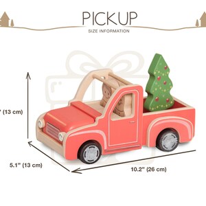 Petite voiture en bois, Jouets préscolaires, Ramassage en bois, Jouets Montessori, Jouets sensoriels, Jouets en bois pour bébé, Cadeaux pour tout-petits, Cadeau souvenir neveu image 5