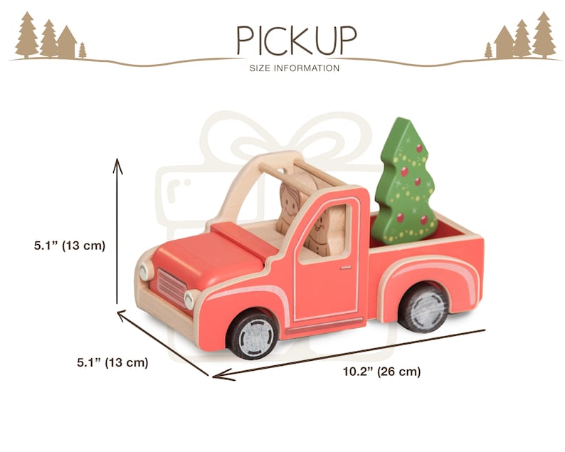 Petite voiture en bois, Jouets préscolaires, Ramassage en bois, Jouets Montessori, Jouets sensoriels, Jouets en bois pour bébé, Cadeaux pour tout-petits, Cadeau souvenir neveu image 5