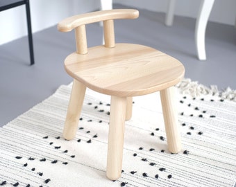 Toddler Chair, Kids Furniture, Wooden Chair, Timeout Chair, Montessori furniture School Chair Desk Chair Mini Chair Toddler gift Kids chair