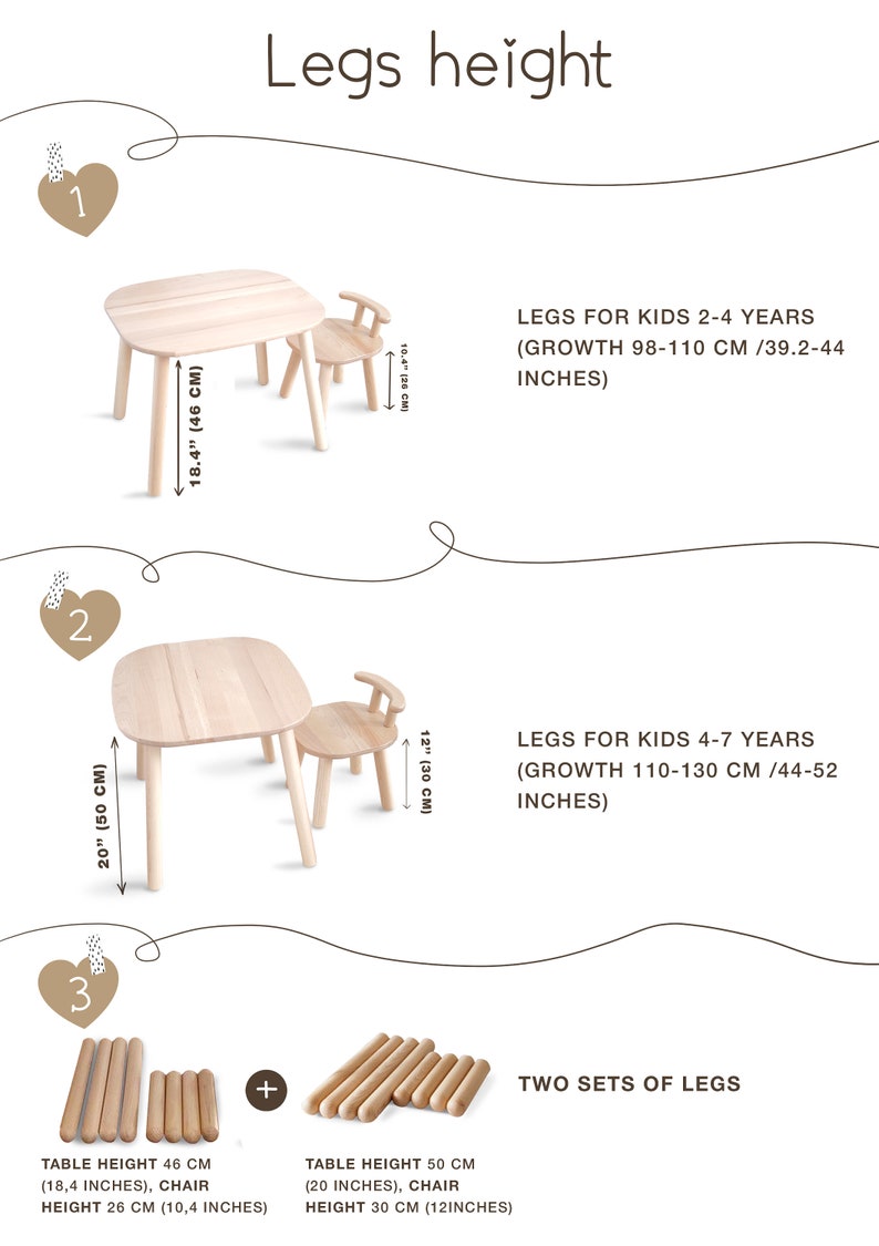 Mobili Montessori set tavolo e sedie in legno per bambini, tavolo in legno Mobili per bambini, Kindertisch, Tavolo per bambini, Scrivanie, tavoli e sedie immagine 7
