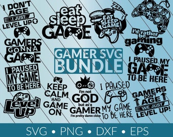 Download Gamer svg | Etsy