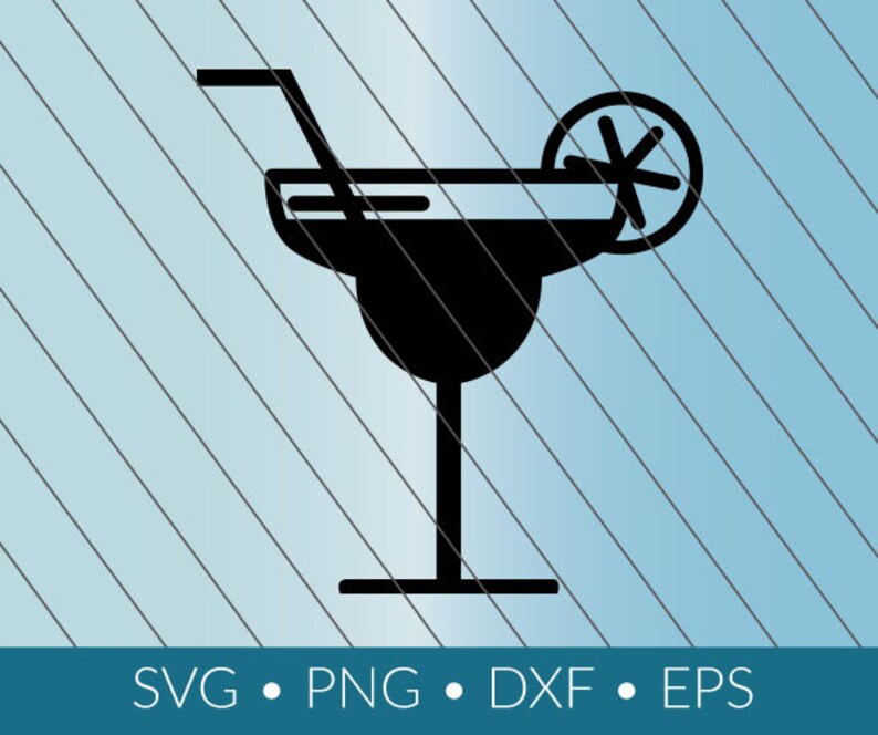 Margarita Glass SVG download png eps dxf cricut silhouette Etsy