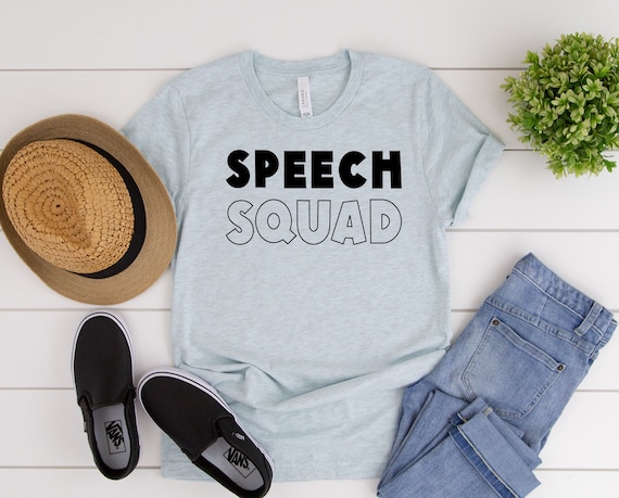 Speech Squad/ Speech Therapist Tee/ SLPA Shirt/ Speech Teacher Shirt/ Speech Team Shirt/ Back to School Shirt/ Speech Language Pathologist