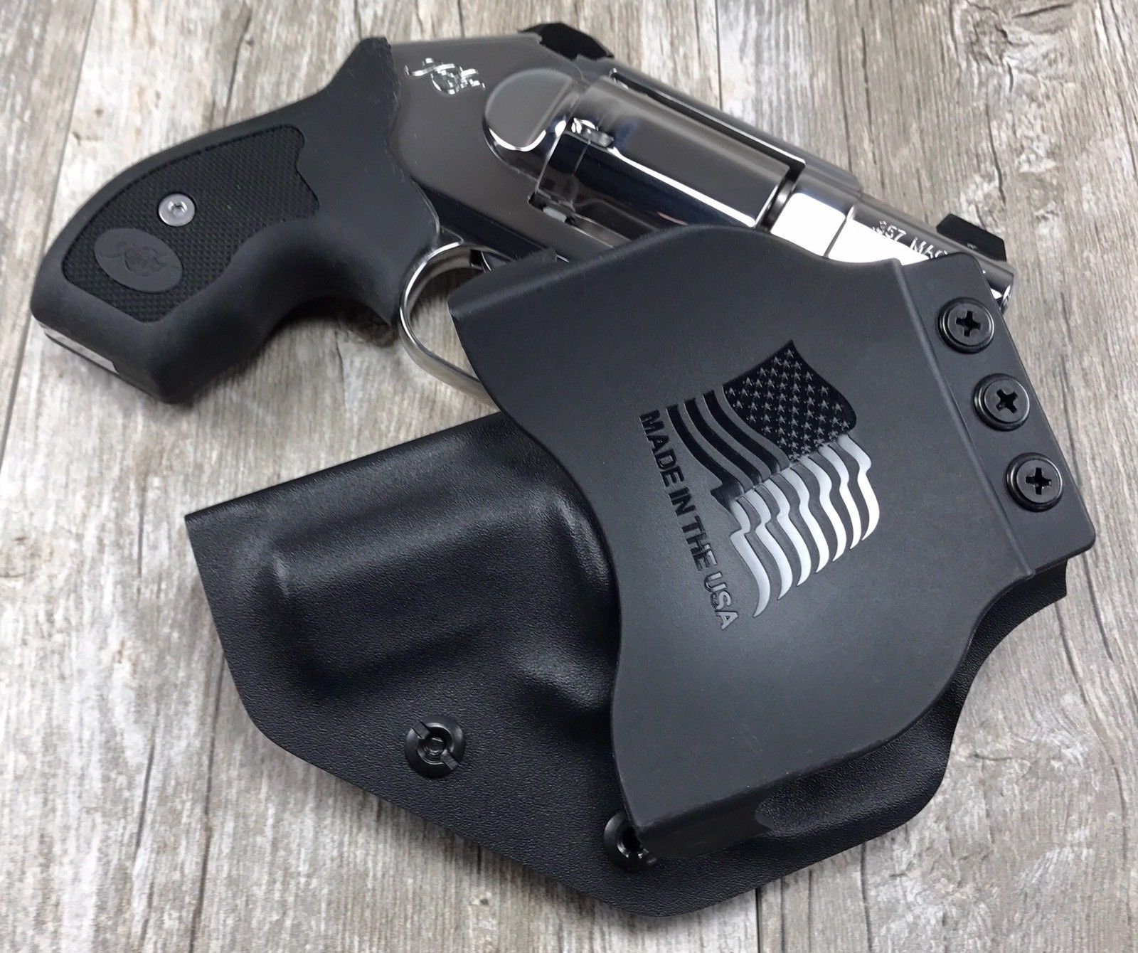 SDH Swift Draw Holsters Paddle Holster - Right Hand, OWB For Kimber K6s Revolver (Black Kydex) 2 thumbnail image