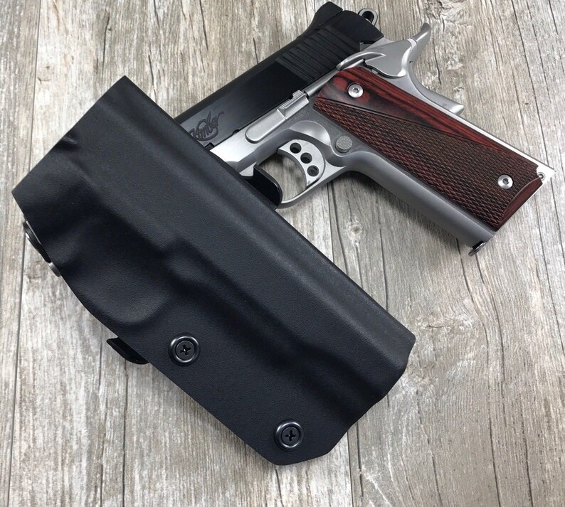 SDH Swift Draw Holsters Paddle Holster - Right Hand, OWB For Kimber K6s Revolver (Black Kydex) 5 thumbnail image