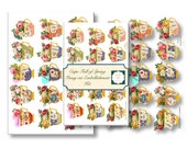 Cups Full of Spring Fussy cut embellishment for your journals. Includes 15 embellishment comes in cream edge, clear edge and PNG.
